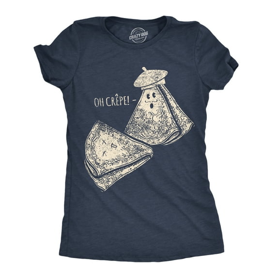 Womens Funny T Shirts Oh Crepe Sarcastic Graphic Novelty Tee for Ladies Womens Graphic Tees