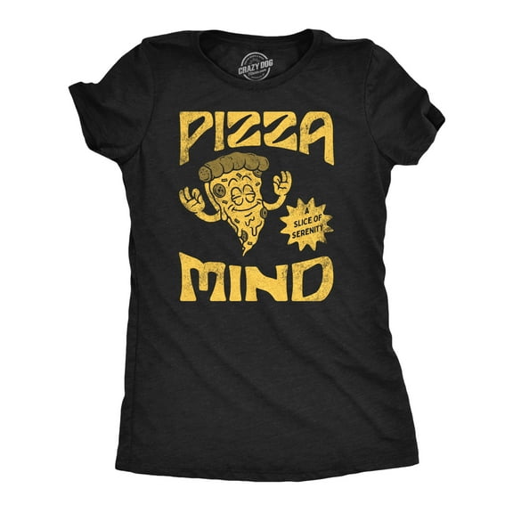 Womens Funny T Shirts Pizza Mind Sarcastic Food Graphic Tee for Ladies Womens Graphic Tees