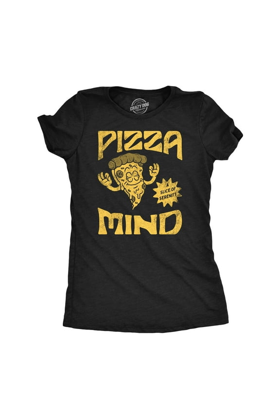 Womens Funny T Shirts Pizza Mind Sarcastic Food Graphic Tee for Ladies Womens Graphic Tees
