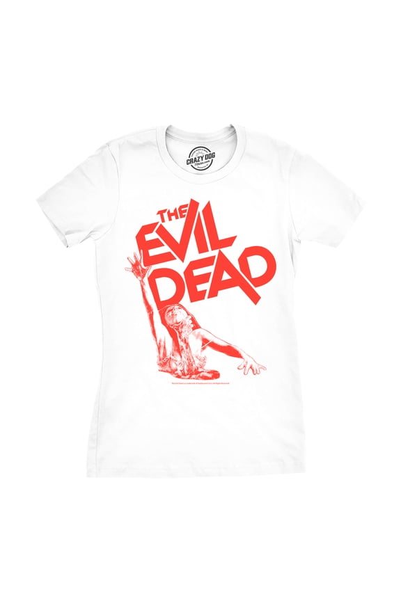 Womens Funny T Shirts The Evil Dead Choke Horror Movie Tee For Ladies Womens Graphic Tees