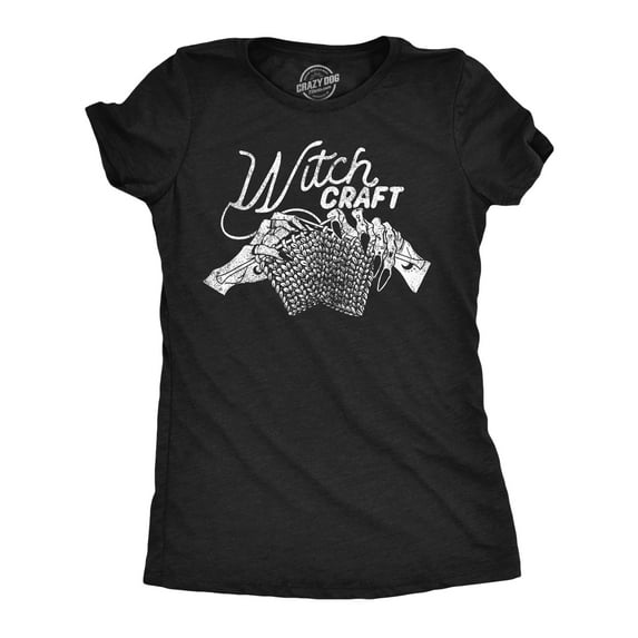Womens Funny T Shirts Witch Craft Sarcastic Crafty Graphic Novelty Tee for Ladies Womens Graphic Tees