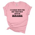 thumbnail image 1 of Womens Funny Tshirt I'd Agree With You But Then We'd Both Be Wrong Short Sleeve T-shirt-Light PInk-xxl, 1 of 1