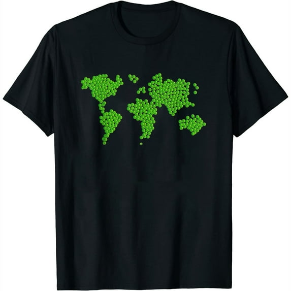 Womens Funny World Peas Pun Shirt Black 4X-Large