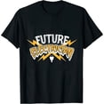 thumbnail image 1 of Womens Future Electrician Career Occupation T-Shirt Black, 1 of 3
