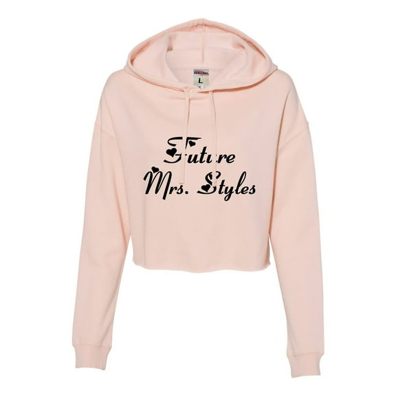 Womens Future Mrs. Styles Cropped Hooded Sweatshirt