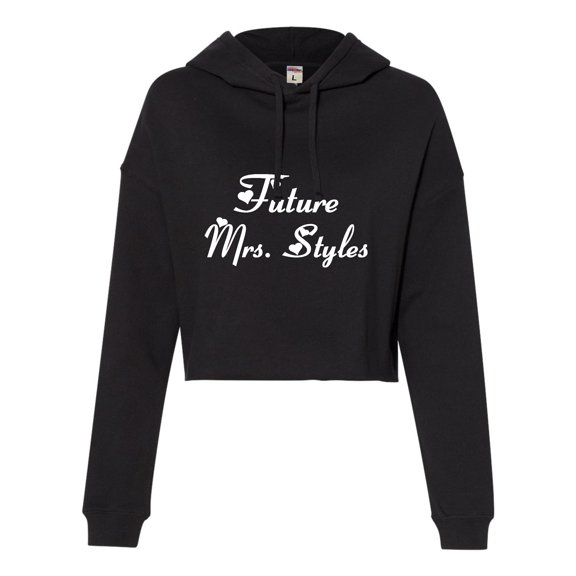 Womens Future Mrs. Styles Cropped Hooded Sweatshirt