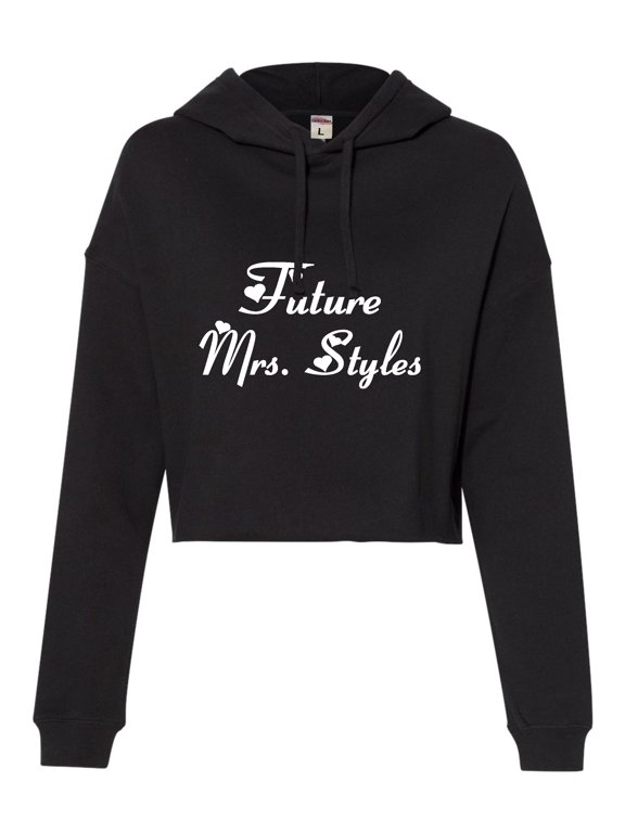 Womens Future Mrs. Styles Cropped Hooded Sweatshirt