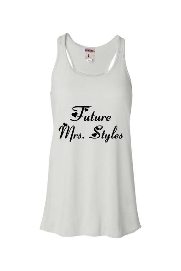 Womens Future Mrs. Styles Flowy Racerback Tank Top T-Shirt
