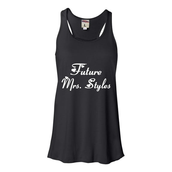 Womens Future Mrs. Styles Flowy Racerback Tank Top T-Shirt
