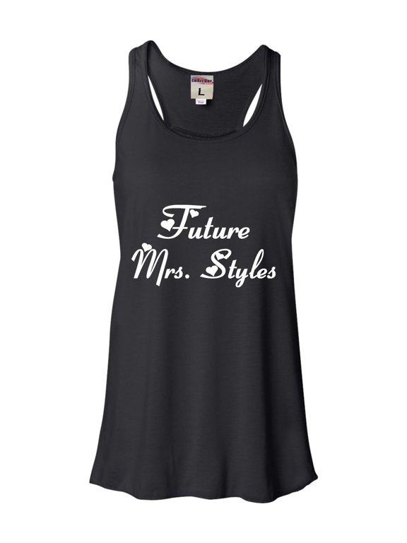 Womens Future Mrs. Styles Flowy Racerback Tank Top T-Shirt