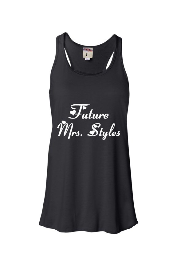 Womens Future Mrs. Styles Flowy Racerback Tank Top T-Shirt