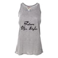 thumbnail image 1 of Womens Future Mrs. Styles Flowy Racerback Tank Top T-Shirt, 1 of 1
