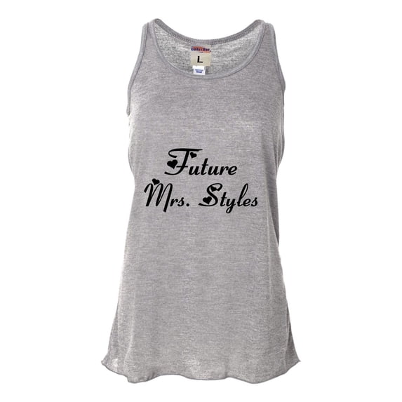 Womens Future Mrs. Styles Flowy Racerback Tank Top T-Shirt