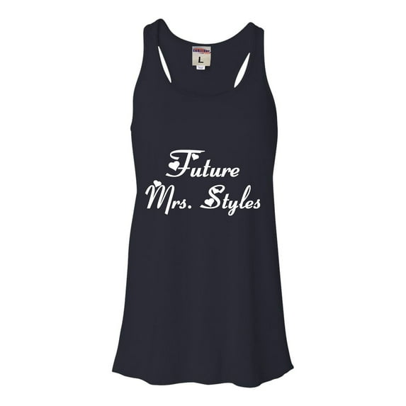 Womens Future Mrs. Styles Flowy Racerback Tank Top T-Shirt