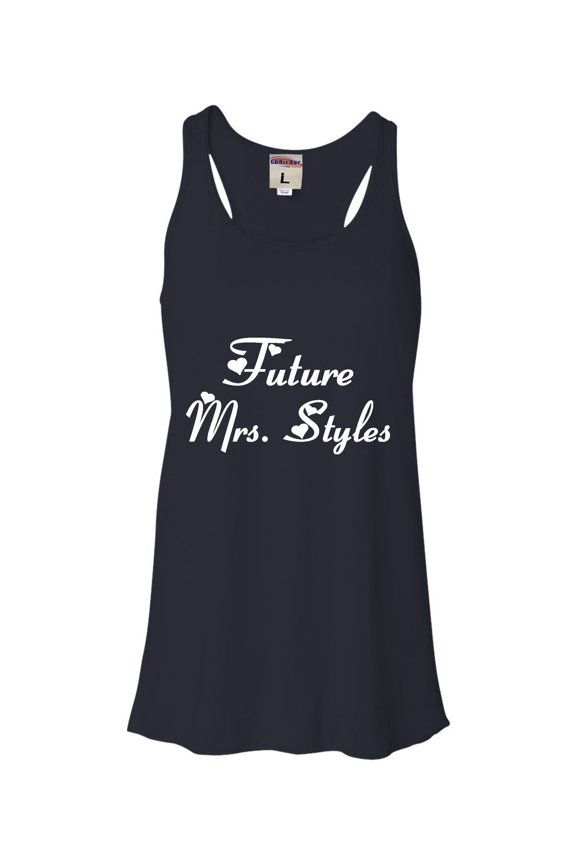 Womens Future Mrs. Styles Flowy Racerback Tank Top T-Shirt