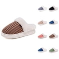 thumbnail image 1 of Womens Fuzzy Slippers Plush Lined Winter Slippers Soft Sole Cozy Indoor Outdoor Warm Shoes Comfortable Design Ideal for Home and Couples, 1 of 7
