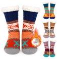 thumbnail image 1 of Womens Fuzzy Socks Cozy Fluffy Winter Slipper Socks with Grippers ,UNEEI Warm Thick Animal Pattern Non-Slip Winter House Socks, Size 5-10, 1 of 7