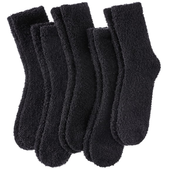 Womens Fuzzy Socks Cozy Fluffy Winter Warm Slipper Socks Microfiber Soft Home Sleeping Socks