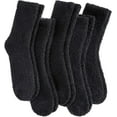 thumbnail image 1 of Mygeromon Womens Fuzzy Socks Cozy Super Soft Fluffy Slipper Socks for Warm Winter 5 Pairs, 1 of 6