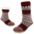 thumbnail image 1 of Womens Fuzzy Socks Non Slip Grips, Cozy Slipper Socks for Women, House Sock Shoes, Warm Gifts, Adult Size 7-8, 1 of 5