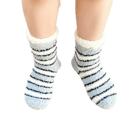 Womens Fuzzy Socks Slipper Fluffy Comfy Cozy Winter Soft Warm Fleece Cabin Plush Sleep Socks