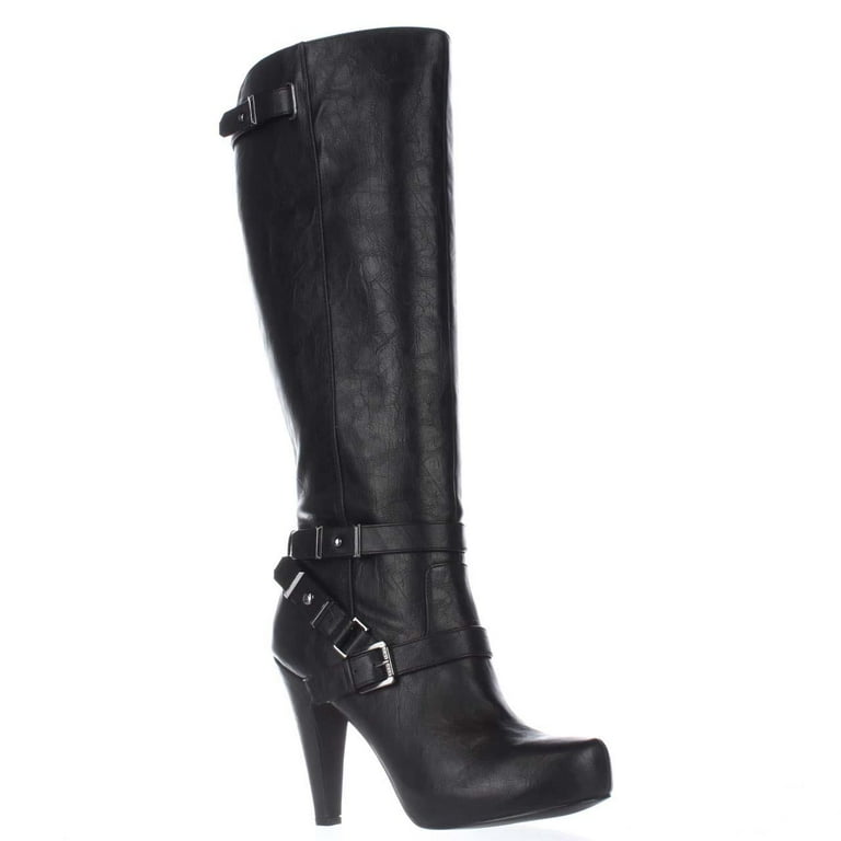 G by guess platform bootie top