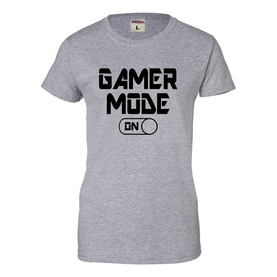 Womens Gamer Mode On Funny Gaming T-Shirt