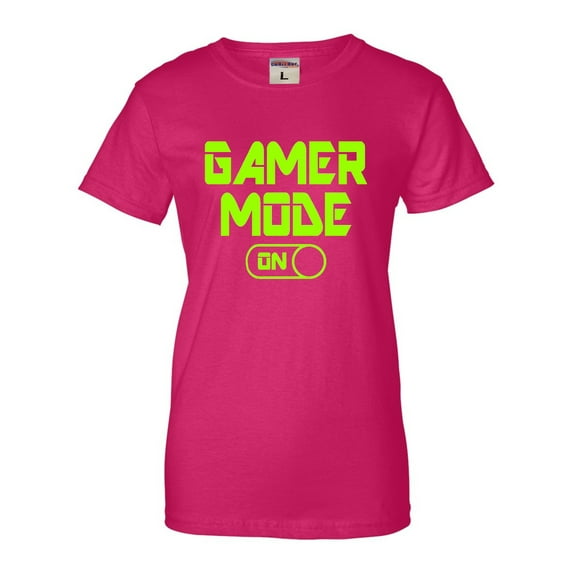 Womens Gamer Mode On Funny Gaming T-Shirt