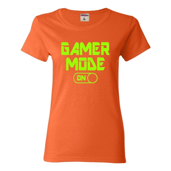 Womens Gamer Mode On Funny Gaming T-Shirt