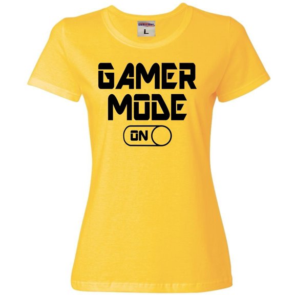 Womens Gamer Mode On Funny Gaming T-Shirt