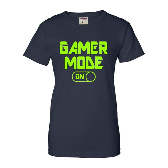 Womens Gamer Mode On Funny Gaming T-Shirt
