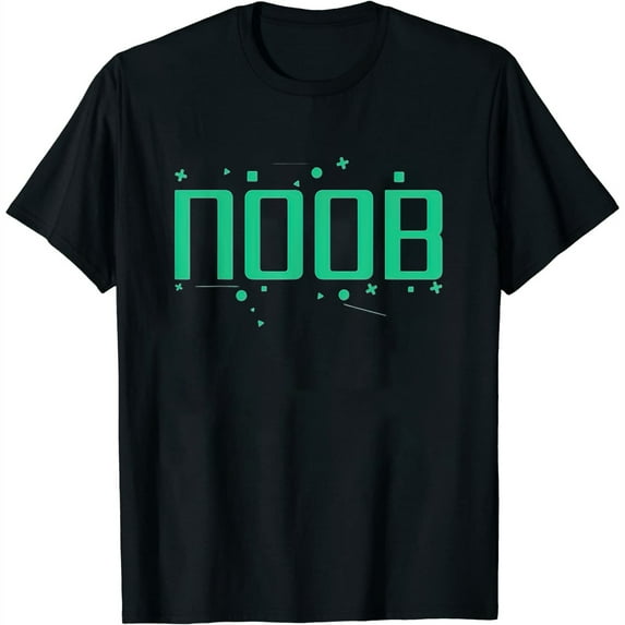 Womens Gaming Noob Video Games Gamer Rpg T-Shirt Black Small