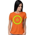thumbnail image 1 of Womens Gaming Power Button Gamer Pride T-Shirt, 1 of 1