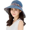 thumbnail image 1 of Womens Garden Hat, Both Sides wear, Foldable Wide Brim UPF 50+, pefect for Women Fishing Hiking, 1 of 7