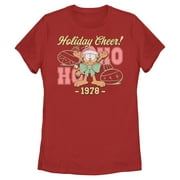 Womens Garfield Varsity Christmas Holiday Cheer T Shirt