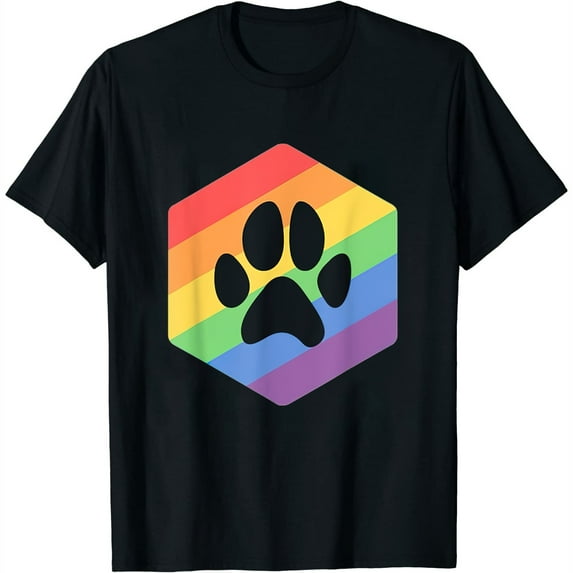 Womens Gay Furry Fandom T-Shirt Black 4X-Large