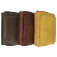 thumbnail image 1 of Womens Genuine Leather Small ID Credit Card Holder Wallet 3506 CF, 1 of 1