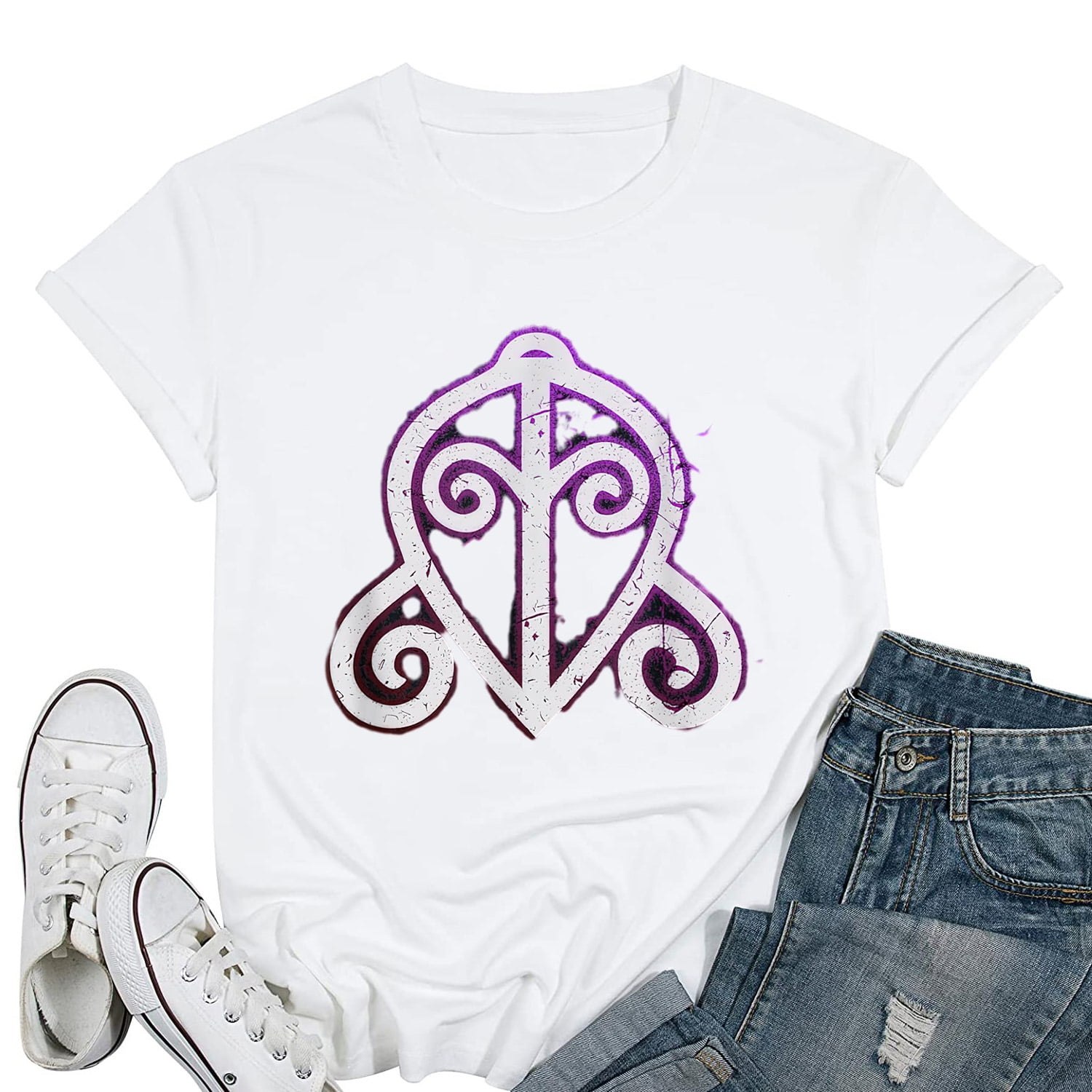 Womens Ghana Valentine Adinkra Symbol Odo Nnyera Fie Kwan Gift Love T ...