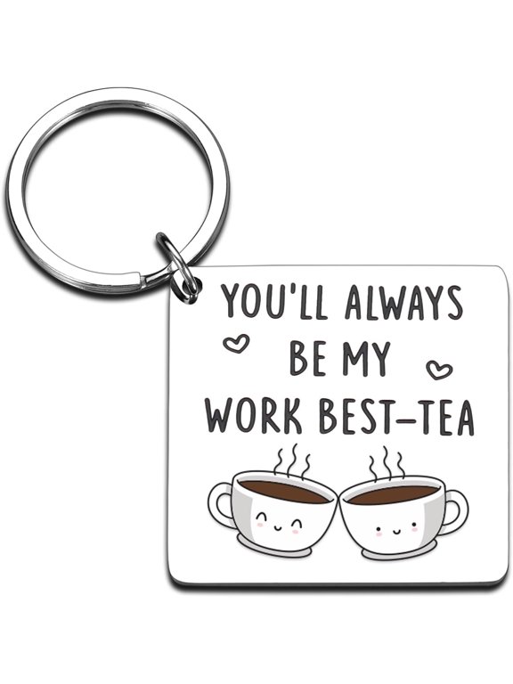 Womens Gifts for Christmas Work Besties Gifts for Women Funny Coworker Gifts for Women Friendship Keychain Employee Appreciation Gifts for Best Friend Boss Birthday Christmas Gifts