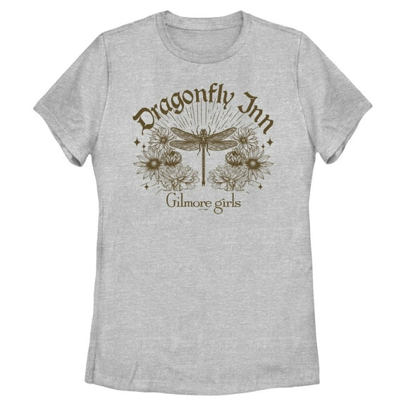 Womens Gilmore Girls Dragonfly Inn Classic Logo T Shirt