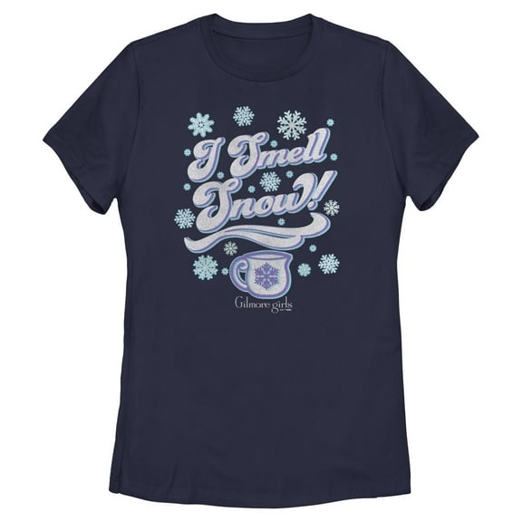 Womens Gilmore Girls I Smell Snow Quote T Shirt