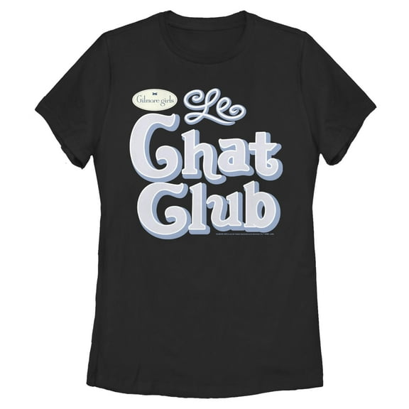 Womens Gilmore Girls Le Chat Club Logo T Shirt