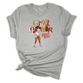 thumbnail image 1 of Womens Girl Power Betty Boop Short Sleeve T-shirt Graphic Tee Graphic Tee-Sports Grey-large, 1 of 4