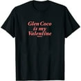 thumbnail image 1 of Womens Glen Coco Is My Valentine Script Graphic T-Shirt White Small, 1 of 5