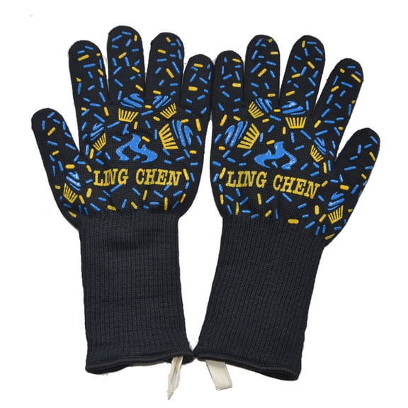 Womens Gloves BBQ Grilling Cooking Heat Oven Welding