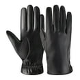 thumbnail image 1 of Womens Gloves Gloves Winter Men's Winter Gloves Touchscreen Warm Lined Leather Water-Proof Mittens, 1 of 9