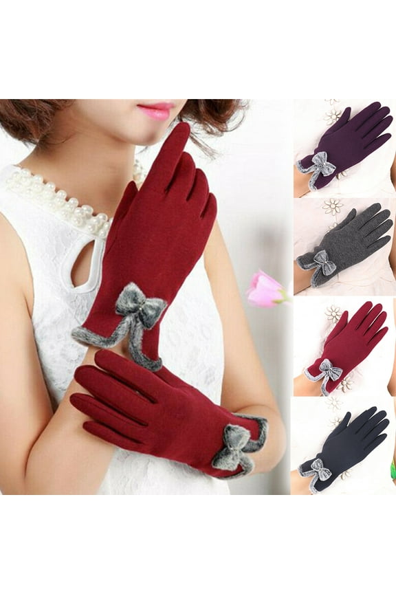 Womens Gloves Winter Touch Screen Texting Gloves for Women Fleece Lined Thick Warm Gloves