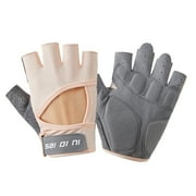 Womens Gloves Yoga Non Slip Half Finger Breathable Wear Equipment Dumbbell Training Winter Gloves