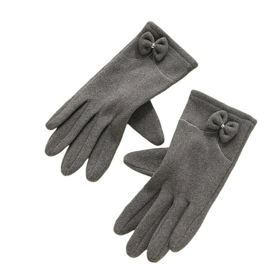 Womens Gloves for Cold Weather Warm Fleece Lined Touchscreen Cold-Proof Winter Gloves