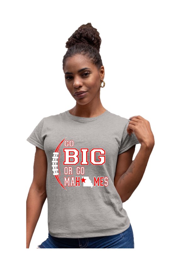 Womens Go Big Or Go Home City Of Kansas City Pride Deluxe Soft T-Shirt
